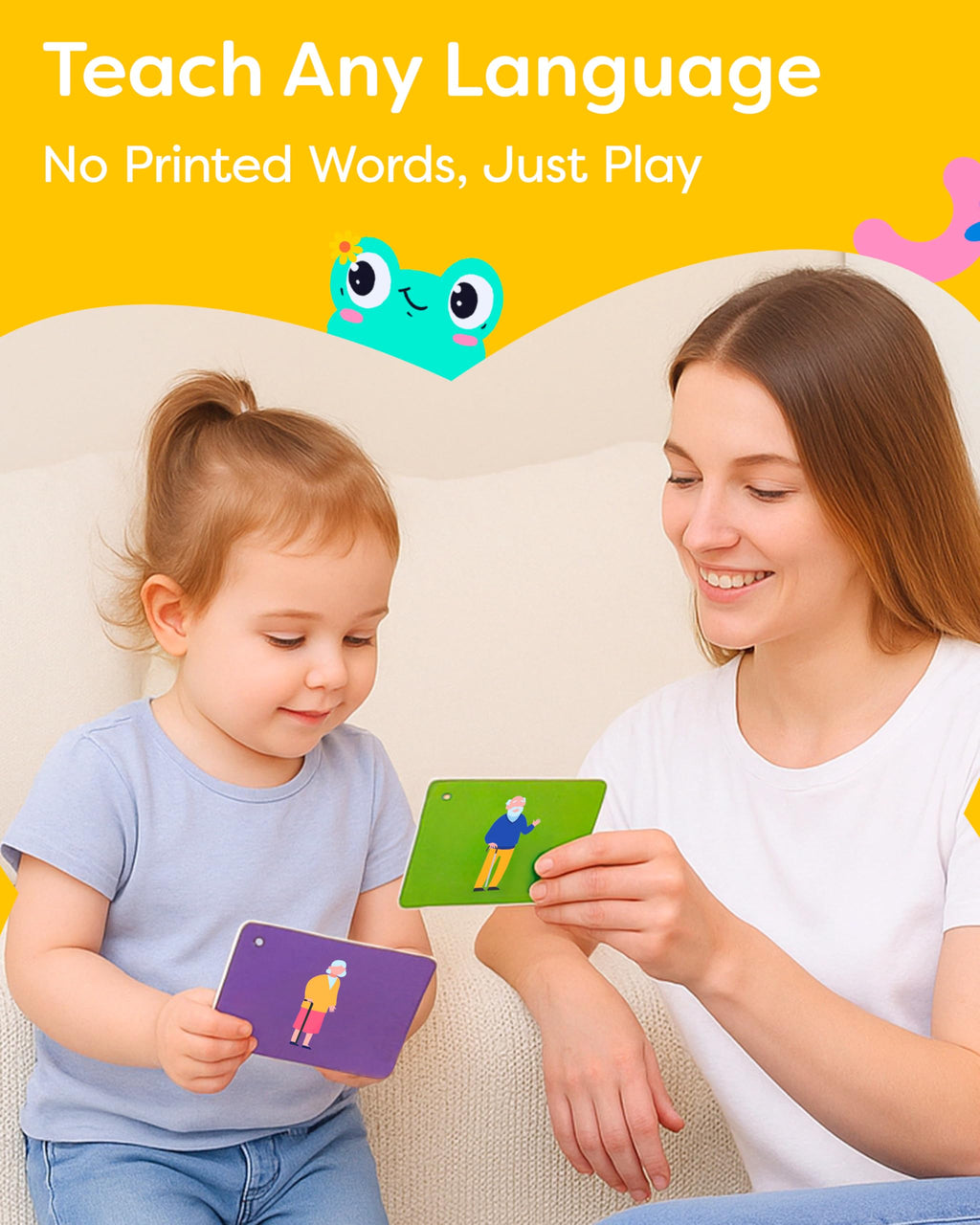 100 First Words Flash Cards – High Contrast Picture Flashcards – Educational Learning for Speech and Early Vocabulary Featuring Animals, Food, Transport, Family, Clothes and More