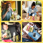 Zonon 8 Pcs Car Tissues Holder Round Box with Facial Tissue Bulk Fruit Multicolor Car Tissues Cylinder with 50 Sheets Face Towel Fit for Cube Boxes Christmas Round Tubes Cup Holder Container Travel