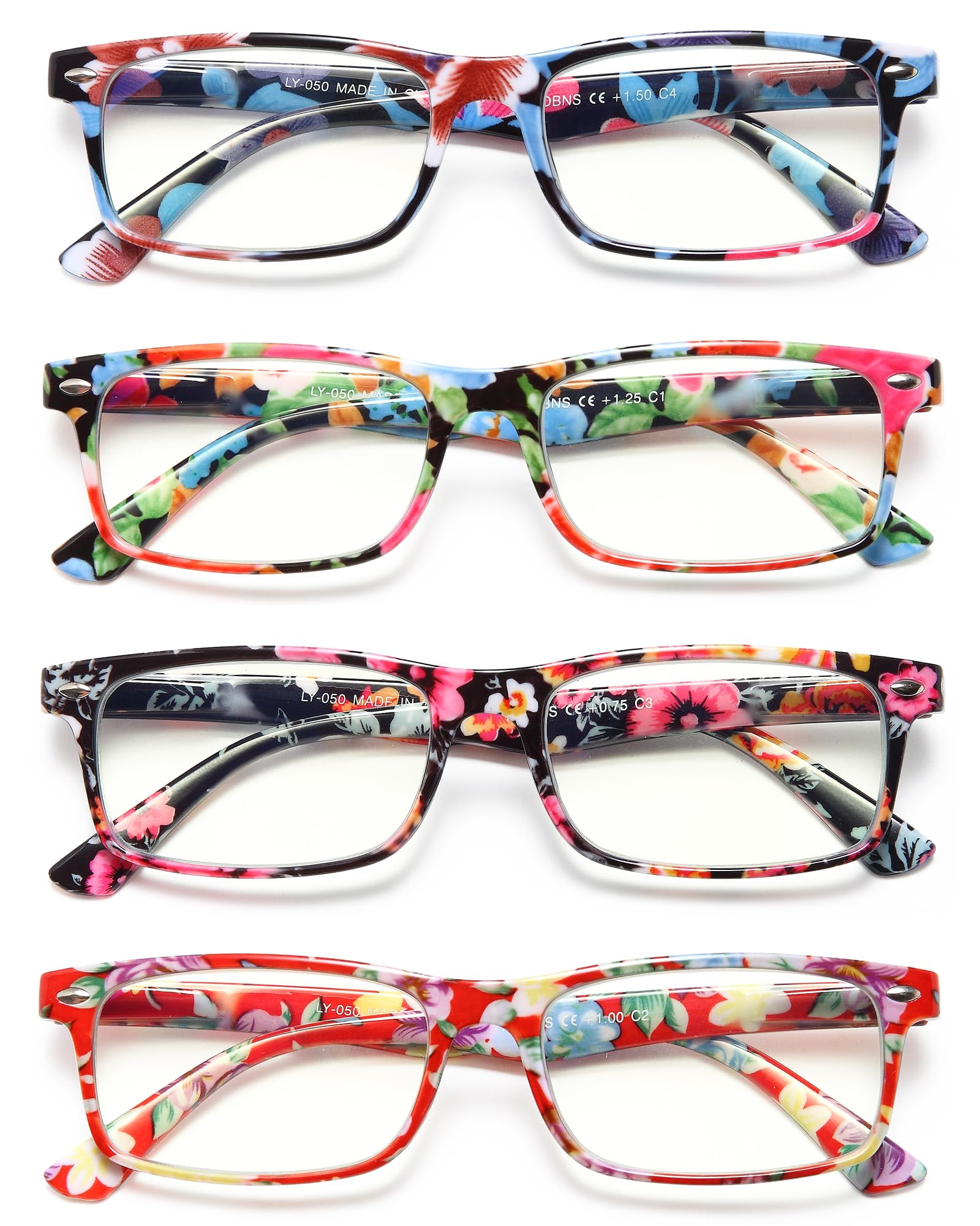 YTDBNS Reading Glasses for Women, Stylish Blue Light Blocking Readers, Ladies Eyeglasses, Fashion Computer Eye Glasses