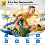 ALTITACO Drones for Kids with Cool Light, Kids Drone with 3D Flip, Altitude-Hold, Self-Rotation, Headless Mode, 3 Speed Modes, One-Click Take-Off/Landing, Mini Drone for Christmas, Beginners, Indoor