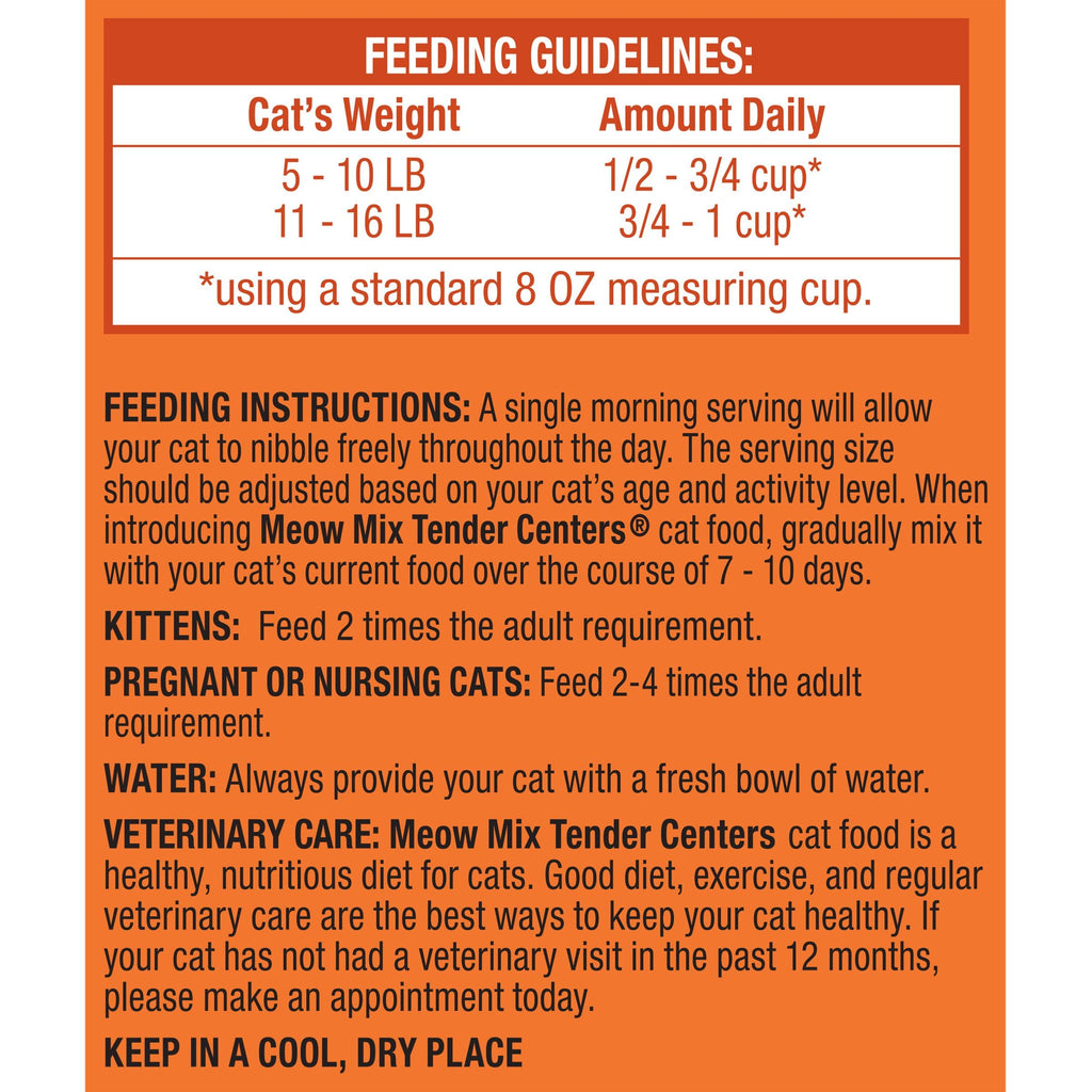 Meow Mix Tender Centers, Salmon & White Meat Chicken Flavors, 20 lb. Bag