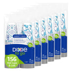 Dixie To Go Disposable Coffee Cups With Lids, 12 oz Paper Cups, 156 Ct