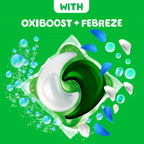 Gain Flings Ultra Oxi Laundry Detergent Pacs, 76 Count, Waterfall Delight Scent, with Odor Defense, Concentrated Laundry Soap Pacs