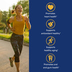 Puritan's Pride Coenzyme CoQ10 100mg, Dietary Supplement for Heart Health, Blood Pressure, Oral Gum Health, and Healthy Aging Support, 60 Day Supply, 240 Rapid Release Softgels