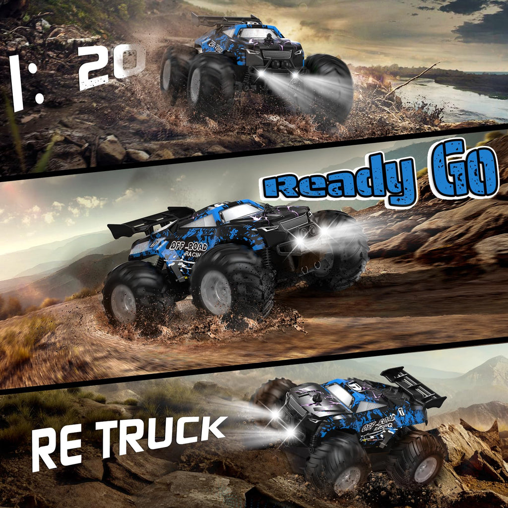 Hielse All-Terrain Remote Control Car for Boys Christmas Kids Rechargeable