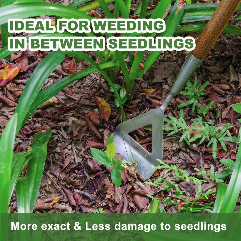 Haliaeetus Women's Dutch Hoe, 51'' Long Handle Dutch Hoe Weeder for Weeds