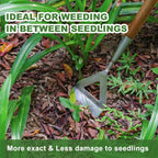 Haliaeetus Women's Dutch Hoe, 51'' Long Handle Dutch Hoe Weeder for Weeds