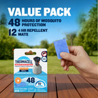 Thermacell Fuel-ZoneGuard Backpacker Mosquito Repellent Mat Refill; 15-FT Zone of Scientifically Proven Outdoor Protection; Fuel-Powered; Patio Shield; 48Hr Refill; Bug Spray Alternative; Scent Free