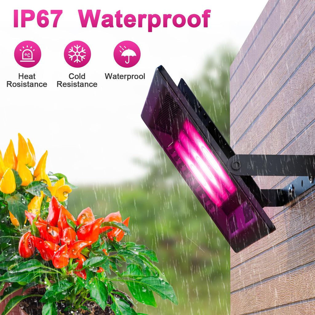 450W Outdoor Grow Lights, Full Spectrum LED Plant Light Waterproof