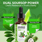 NaturePlanet Graviola Soursop Bitters Liquid Drops, 5000mg Soursop Fruit & Leaf Extract + 10 Bitters Botanicals for Immune Support Digestive Health Antioxidant Boost丨 Vegan 2 Fl Oz
