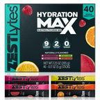 ZestLytes 40 Sticks Salty Lemon Sugar Free Electrolyte Hydration Packets, High Sodium Low Calorie Electrolyte Powder Drink Mix, Liquid Daily IV Flavor, 2 Hydration Factors