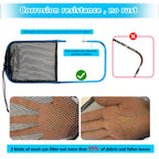 Pool Skimmer Screen Guard, Anti Rust Swimming Pool Skimmer Leaf Guard Net Blocker for Inground Above Ground Vinyl Lined, Pool Skimmer Leaf Catcher with Fine Mesh & Ultra Fine Mesh Easy to Install