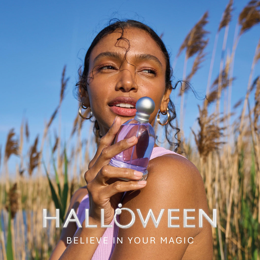 Halloween Eau De Toilette for Women, Green, Powdery & Floral Fragrance