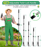 Weeding Rake Puller Tool for Garden,Heavy Duty Iron Weed Puller Cutter Tool