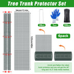 MUDEREK 6 Pack Metal Tree Trunk Protector-48