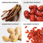 JungKwanJang Korean Red Ginseng Vital Tonic Gift Set Energy Shot Panax Ginseng Giftset for Immune System Booster and Wellness Recovery, Natural Herbs, Vitamins and Minerals - 10 Bottles