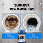 CLR PRO Commercial Drain Line and Grease Trap Treatment, Preventative Maintenance Microbial Formula, 1 Gallon Bottle