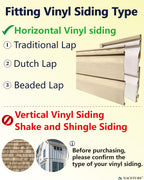 NACETURE Vinyl Siding Hooks Hanger Siding Clip for Hanging, 20 Pack