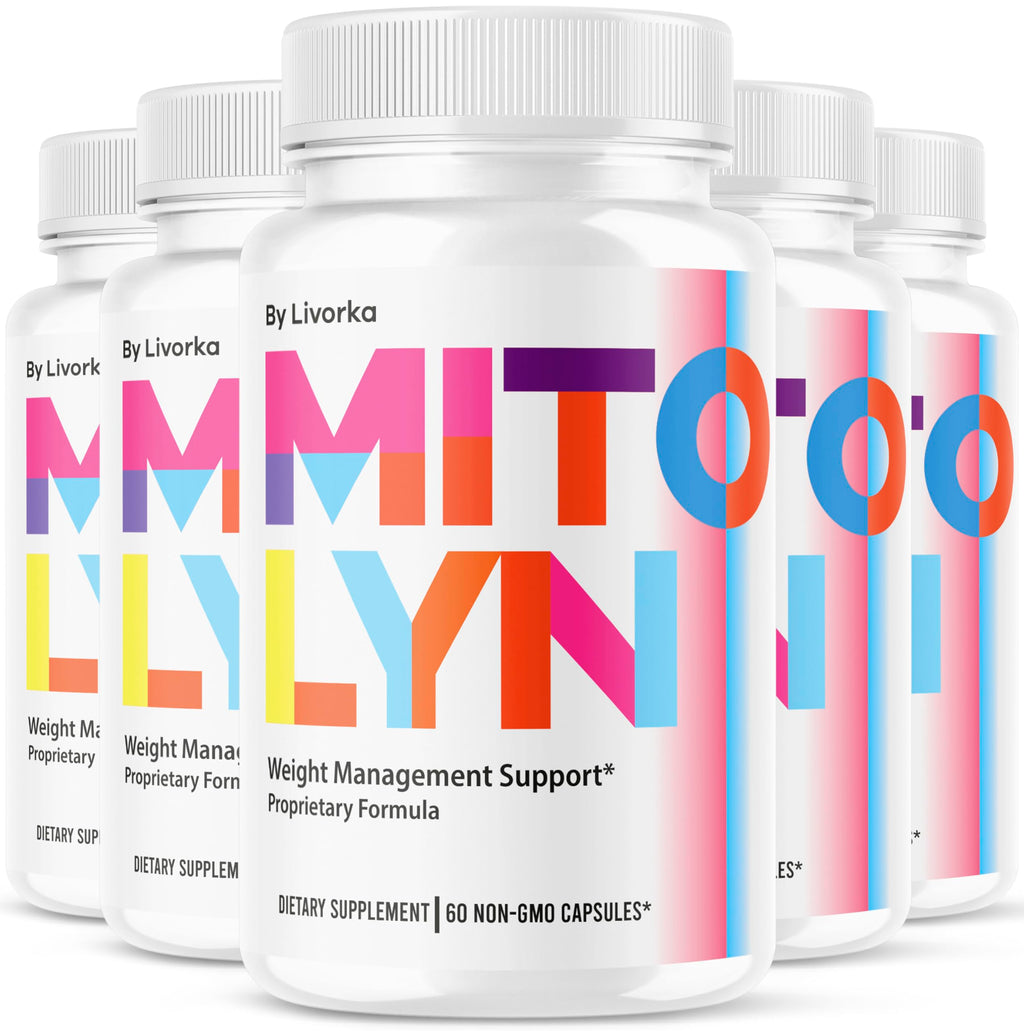 (5 Pack) Mitolyn Pills - Official Mitolyn Weight Pills Advanced Supplement Support - Maximum Strength, Natural Mito Lyn Vitamins for Overall Health & Wellness Reviews, 300 Capsules for 5 Months