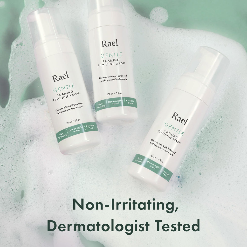 Rael Feminine Wash, Foaming Cleansing Wash - pH Balance Intimate Wash Women (5oz, 2 Pack)