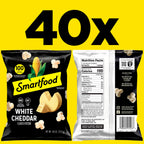 Smartfood Popcorn, White Cheddar, 0.625 Ounce (Pack of 40)
