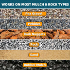 JDicton Rock Glue for Landscaping 2 Gallon - Concentrated Mulch Binder for Landscaping for Pea Gravel, Pebble & Stone, Landscape Glue for Patio & Driveway, 100% Permeable, Pet Safe, Last 2 Years