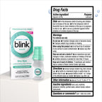 BLINK Boost Preservative-Free Lubricating Eye Drops, Moisturizing & Soothing for Mild Dry Eyes, with Hyaluronate, Hydrating Relief, Contact Lens Friendly, 0.34 FL Oz, (Pack of 2)