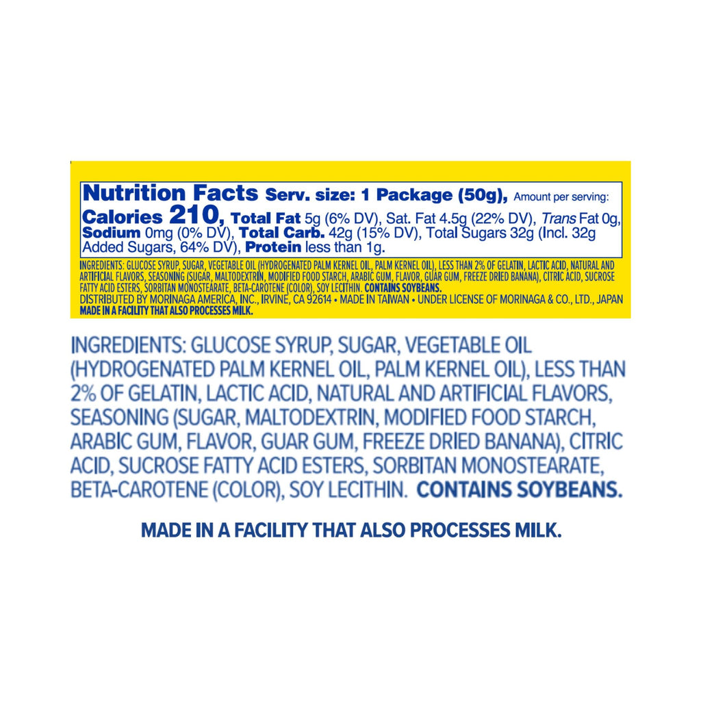 HI-CHEW Banana Sticks, 15-Pack, Unique Fun Soft & Chewy Taffy Candy, 1.76oz Each - Made with Immensely Juicy Fruity Flavors, Halloween Candy