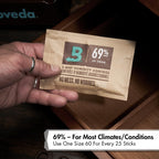 Boveda 69% Humidity Control Packs, Size 60, 4-Pack – Standard Use