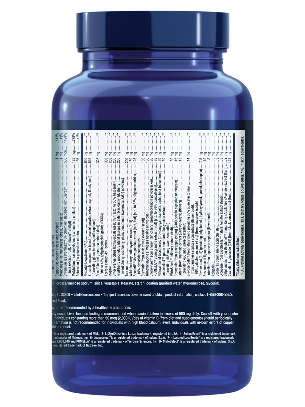 Life Extension Mix Tablets, high-Potency, Advanced Vitamin, Mineral, Fruit & Vegetable Formula, Vitamin C, B, D, E, Magnesium, for Whole-Body Health, Healthy Aging, Gluten-Free, 240 Tablets