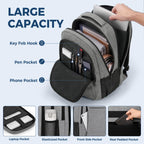 MATEIN Travel Laptop Backpack, 15.6 Inch College School Computer Bag, Grey