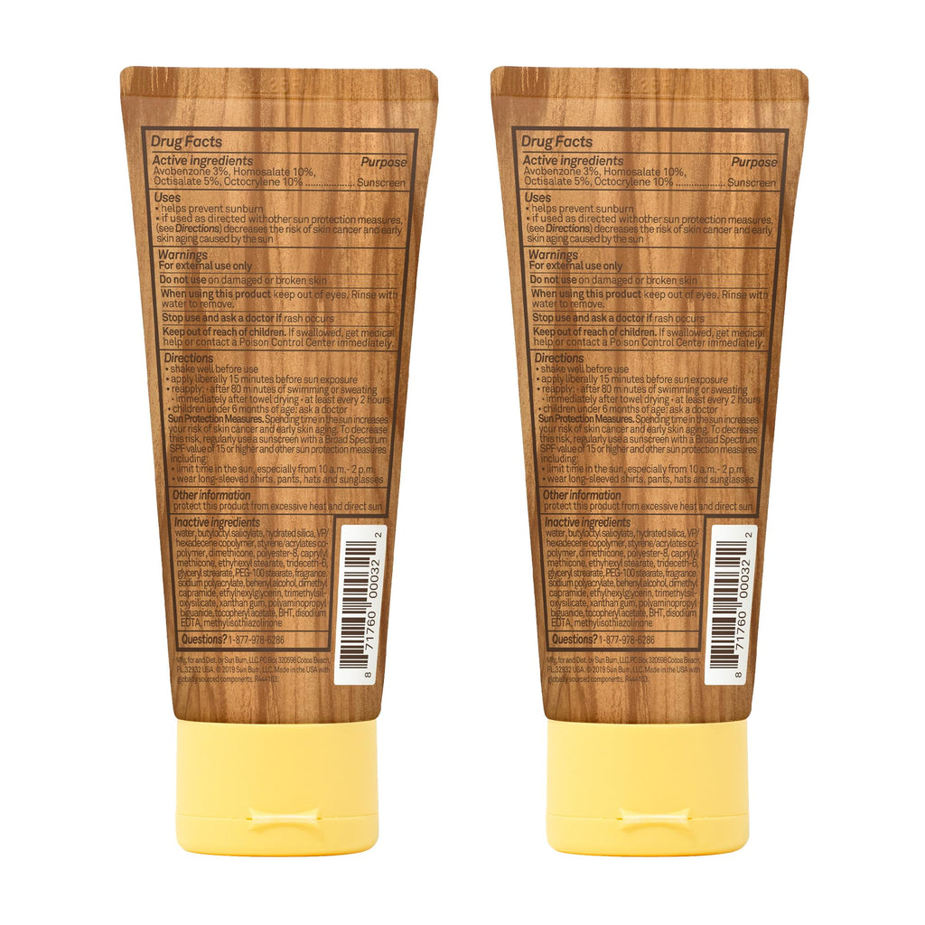 Sun Bum Original Spf 50 Sunscreen Lotion Vegan and Hawaii 104 Act Compliant (Octinoxate & Oxybenzone Free) Broad Spectrum Moisturizing UVA/UVB With Vitamin E 3 Ounce 2 Pack