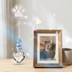 Dog Memorial Gifts for Loss of Dog Pet Sympathy Gift Suncatcher, Dog Memorial Gifts, Loss of Pet Memorial Keepsake - Dog Bereavement Gift - Clear