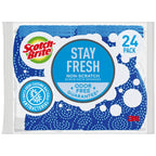 Scotch-Brite Scrub Dots Non-Scratch Scrub Sponges, Sponges for Cleaning Kitchen, Bathroom, and Household, Non-Scratch Sponges Safe for Non-Stick Cookware, 24 Scrubbing Sponges