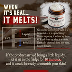 Organic Beef Tallow for Skin - 4 OZ (Vanilla) — Grass Fed Beef Tallow for face + Body — US-Made Whipped Tallow and Honey Balm Moisturizer for Dry and Sensitive Skin, Eczema, Rosacea (No Additives)