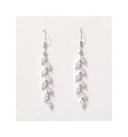 SWEETV Marquise Wedding Bridal Dangle Earrings for Brides Bridesmaid