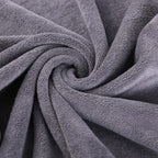 Wuwahold Microfiber Gym Towels Bigger Size Super Soft for Exercise Fitness, Sports, Workout, 380-GSM 15-Inch x 31-Inch Quick-Drying Towels (3 Pack, Pure Grey)