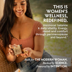 Tribe Organics Ashwagandha Gold - DIM Supplement for Women with Ashwagandha KSM-66®, FenuSmart™ Fenugreek & AstraGin - Clinical-Grade Hormone Balance, Estrogen Support & PMS Relief - 60 Vegan Capsules