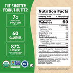 PBfit Organic Peanut Butter Powder 30 Oz, Peanut Spread with 7g Protein