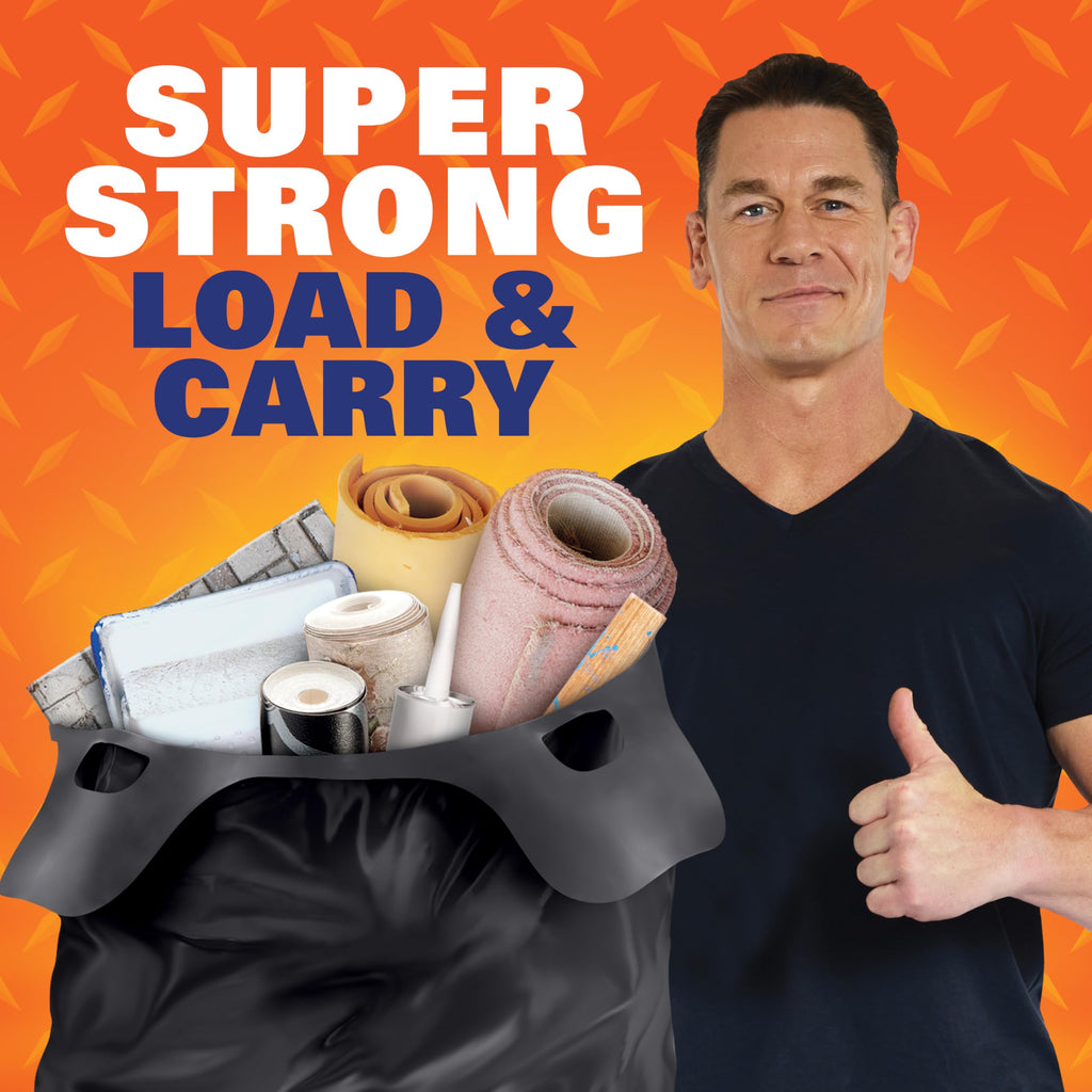 Hefty Heavy Duty Trash Bags, Large | 42 Gallon | For Contractors | 26 Count, Pack of 2