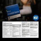 Designs for Sport Vitamin Packs - NSF Certified for Sport Power Pack with Daily Multivitamin, Fish Oil Omega-3, Magnesium Glycinate & Vitamin D3 + K - Athlete's Supplement Stack (30 Packets)