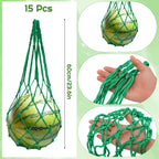 Hoemwarm 30 Pcs Watermelon Net Holder with 100 Cable Zip Ties, Heavy Duty Trellis Hammock Net Melon Support Holder Keep Watermelon Off of The Ground, Holds up to 22 Lbs