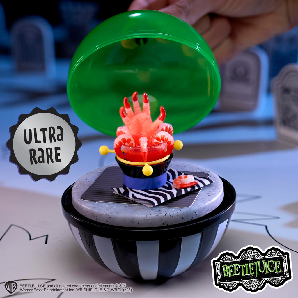 MGA's Miniverse Make It Mini Halloween (3 Pack), Beetlejuice, Mini Collectibles, Mystery Blind Packaging, Spooky, Halloween, Seasonal, DIY, Crafts, Resin Play, Replica Food, NOT EDIBLE, Collectors, 8+