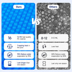 Pool Solar Cover, 12 x 24 ft Durable 16 mil Pool Covers for Inground & Above Ground Pools, Solar Pool Heater, Rectangle Solar Blanket with Bubbles, Blue