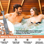 Bilinavy Spa Ag+ Mineral Sticks for Hot Tub, Silver Ion Mineral Cartridge Last for 4 Months Treats (2, Grey)