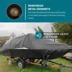 TARPAL tarp 6x10 Feet Super Heavy Duty Tarps Cover 20mil Waterproof UV Protection Rip and Tear Proof Tarpaulin with Grommets(Grey/Brown)
