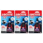 Loctite Super Glue Ultra Liquid Control, Clear, 0.14 fl oz Bottle, 3 Pack - Superglue for Plastic, Wood, Metal, Crafts & Repair, Cyanoacrylate Adhesive Instant Glue, Quick Dry