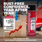 CorrosionX Rust Inhibitor, Industrial-Strength Dielectric Corrosion Prevention, Lubricant & Penetrant for Marine, Automotive, Electronics & RV Use, Protects Bolts, Cables, Engines, 16oz Trigger Spray