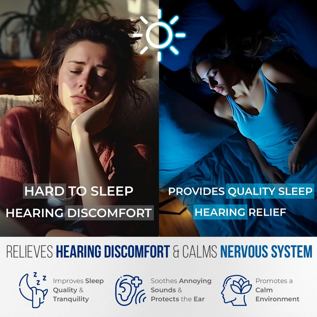 Audio Calm - Tinnitus Relief for Ringing Ears - Ear Health Vitamins - Natural Stop Tinnitus Relief Solution - Rapid Ear Ringing Relief, Buzzing, Clicking and Reduce Ear Noise | 60 Capsules (1)