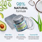 Collagen Cream for Face with Retinol & Hyaluronic Acid - Face Moisturizer for Women & Men - Skin Tightening & Firming - Anti Aging Daily Face Moisturizer in an Airless Pump - Intense Hydration - 1.7oz